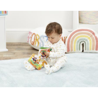 Elmer Play and Go vierkant pluche boekje met ring